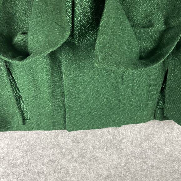 J Peterman Blazer Sport Coat Mens 44R Green Wool Blend Double Breasted Unlined - Picture 14 of 16